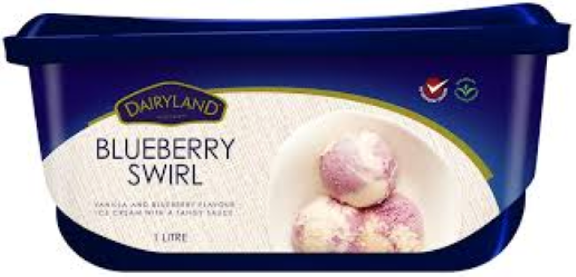 DAIRYLAND BLUEBERRY SWIRL 1LT